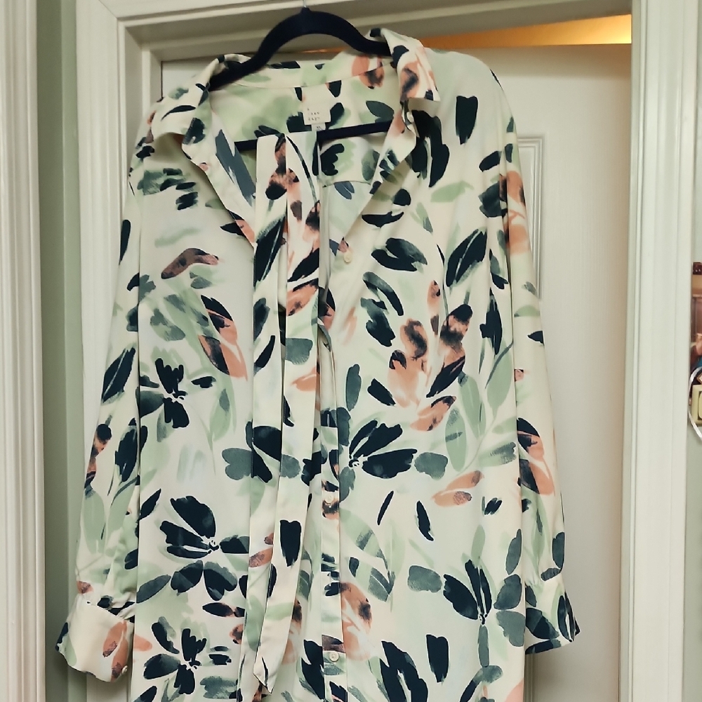 Floral Midi Shirtdress